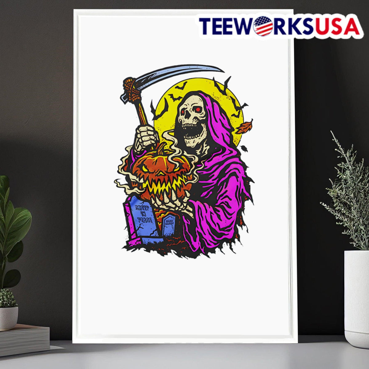 Creep in peace Halloween - Adult & Kids T-Shirts, Sweatshirts & Hoodies apparel design preview 6