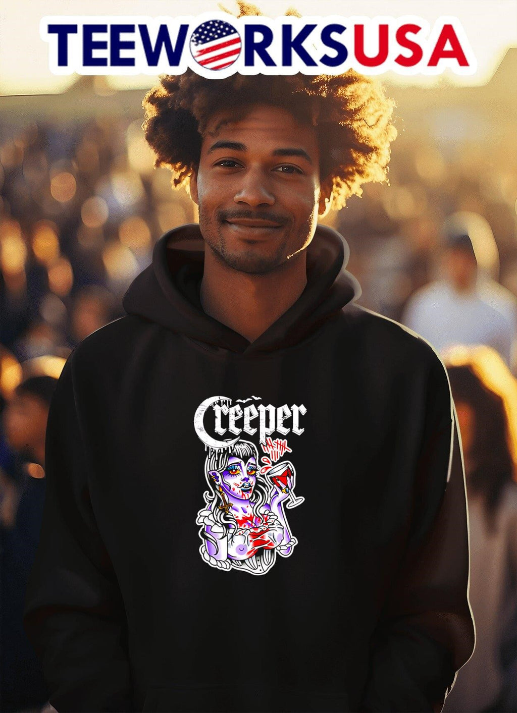 Creeper Friday 13th - Adult & Kids T-Shirts, Sweatshirts & Hoodies apparel design preview 2