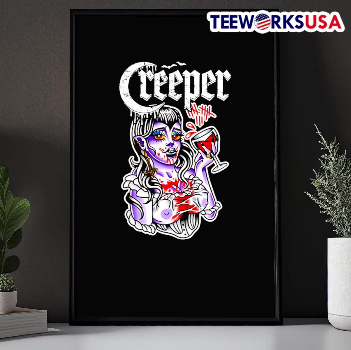 Creeper Friday 13th - Adult & Kids T-Shirts, Sweatshirts & Hoodies apparel design preview 5