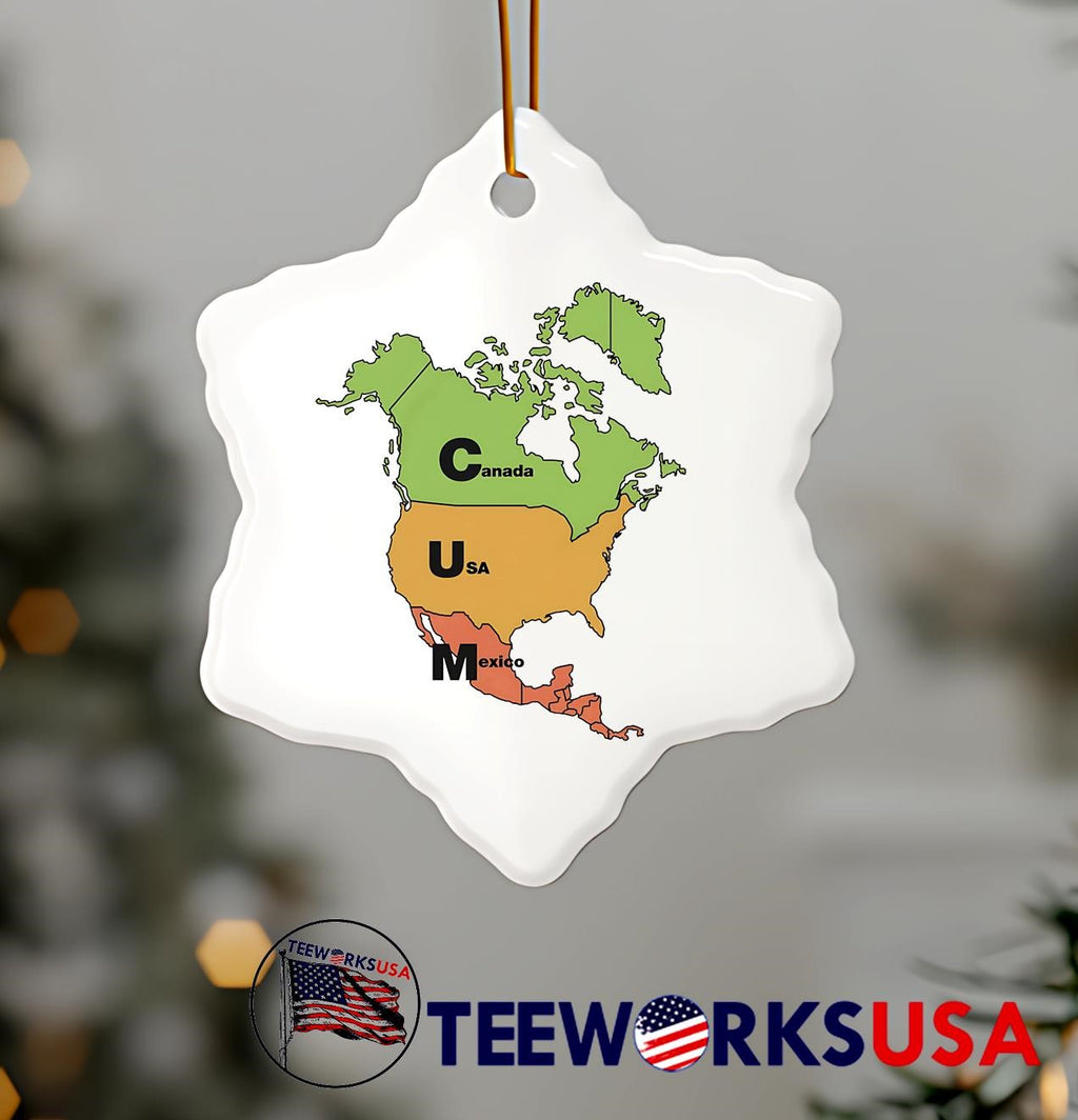 Cum Map Canada USA and Mexico - Adult & Kids T-Shirts, Sweatshirts & Hoodies apparel design preview 7