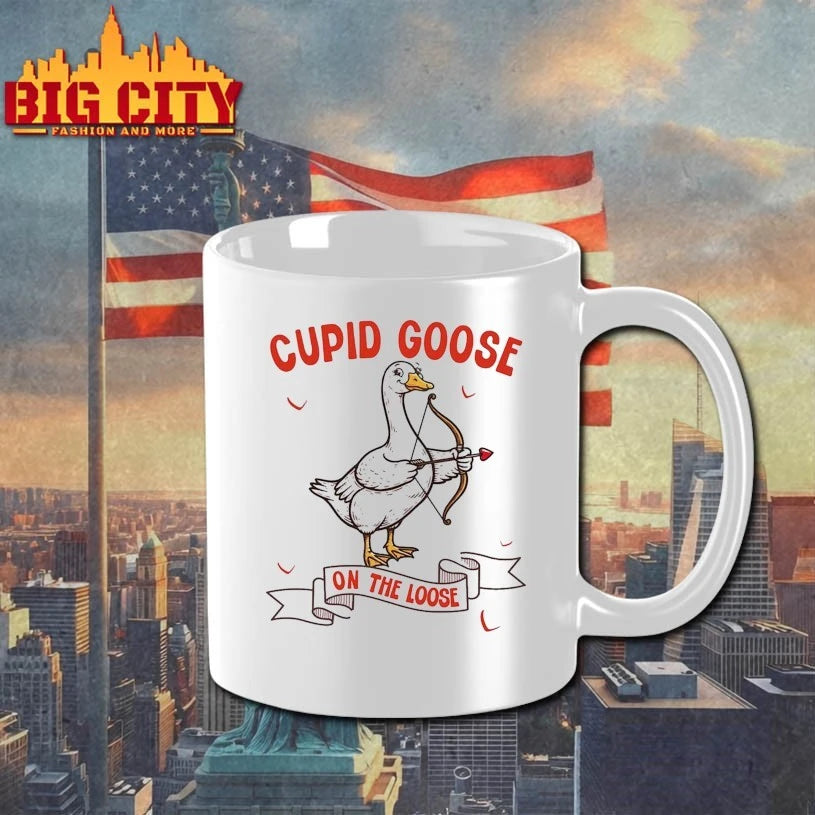 Cupid Goose Valentine's Day 2026 - Adult & Kids T-Shirts, Sweatshirts & Hoodies apparel design preview 3
