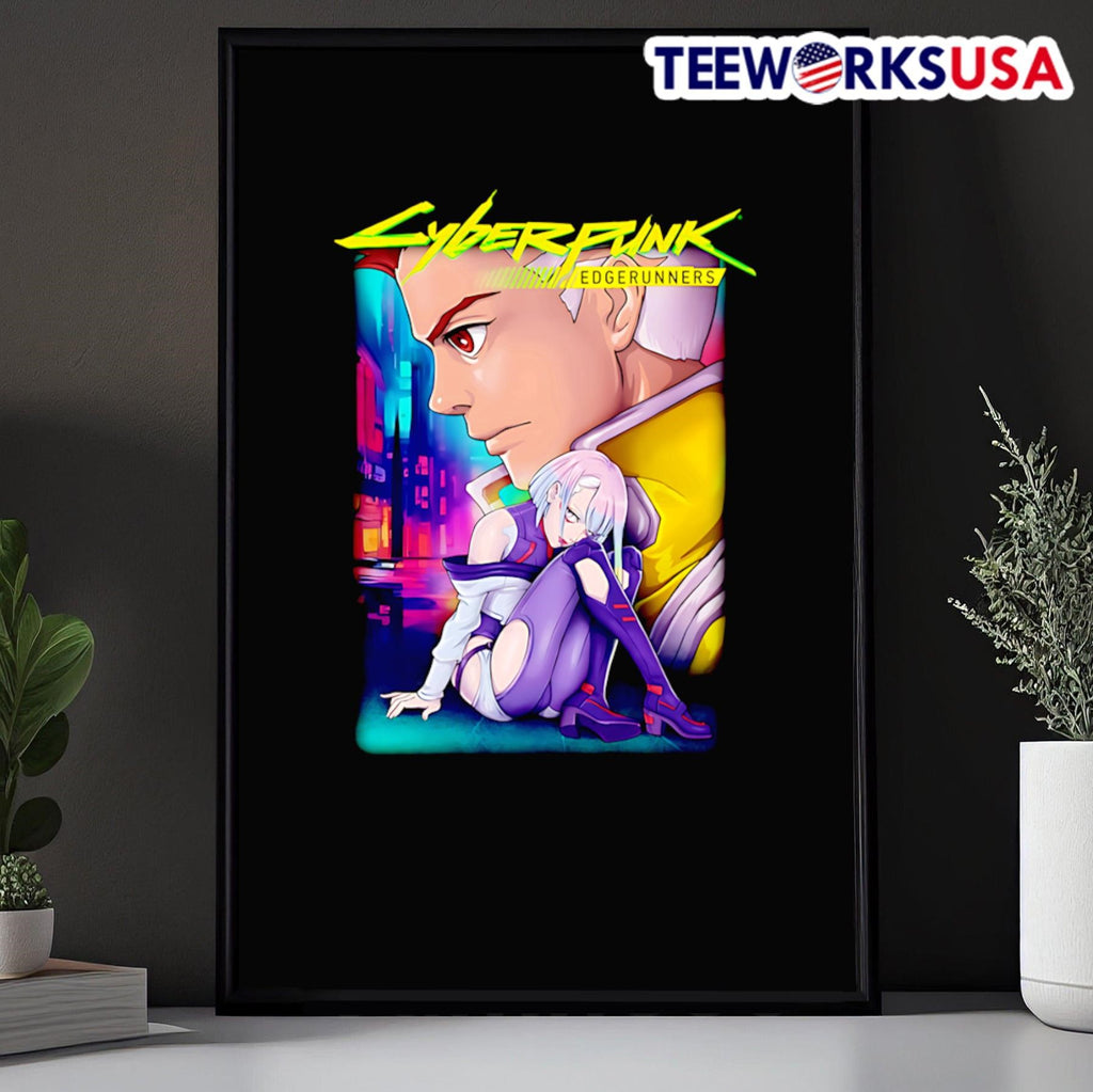 Cyberpunk Edgerunners David Martinez and Lucyna - Adult & Kids T-Shirts, Sweatshirts & Hoodies apparel design preview 5