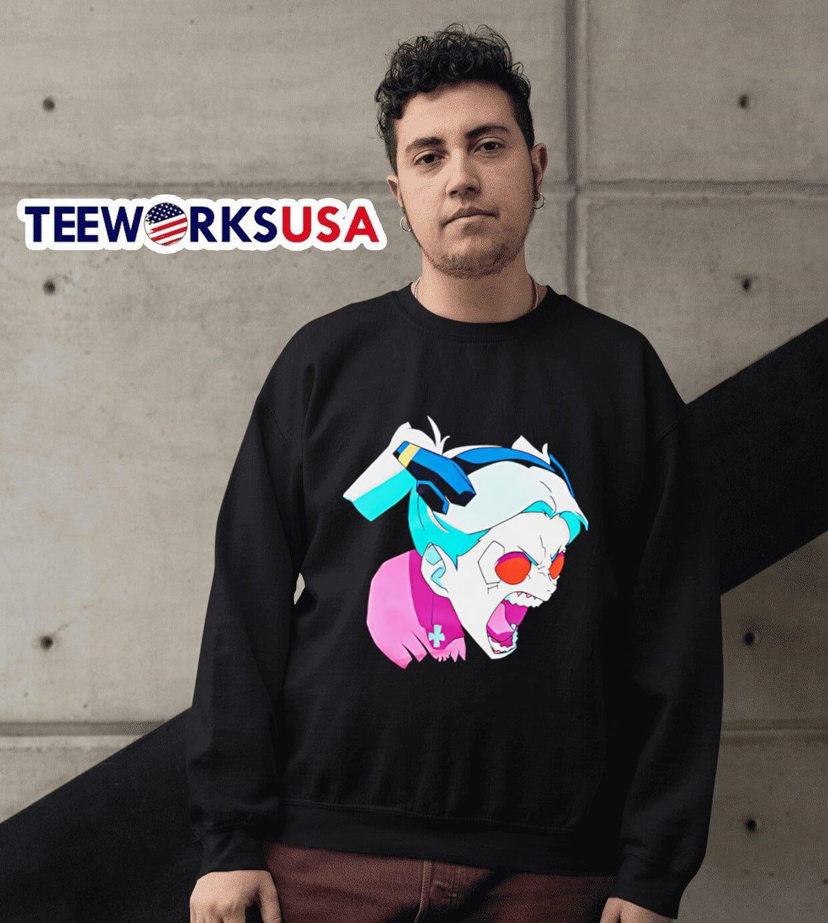 Cyberpunk Edgerunners Rebecca Fu - Adult & Kids T-Shirts, Sweatshirts & Hoodies apparel design preview 6