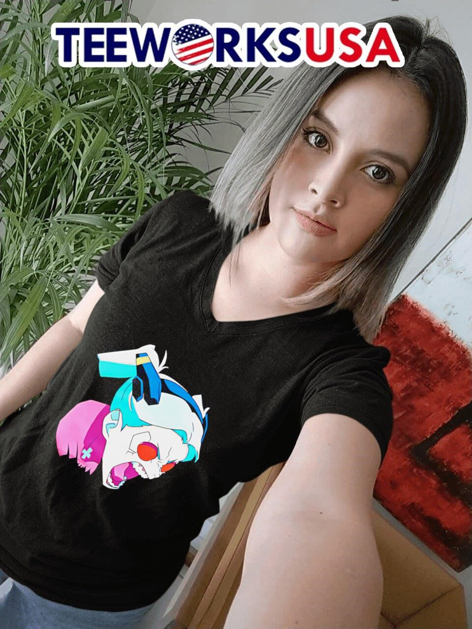 Cyberpunk Edgerunners Rebecca Fu - Adult & Kids T-Shirts, Sweatshirts & Hoodies apparel design preview 7