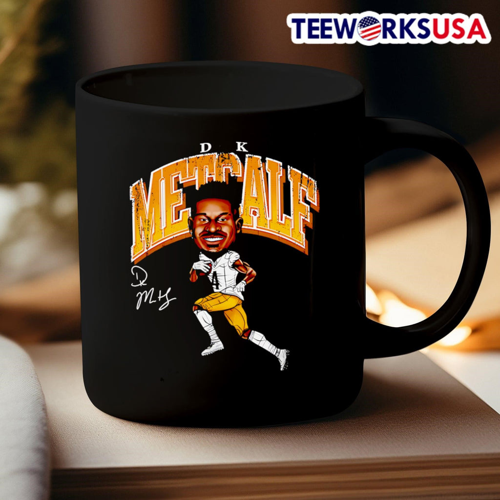 DK Metcalf Pittsburgh cartoon - Adult & Kids T-Shirts, Sweatshirts & Hoodies apparel design preview 3