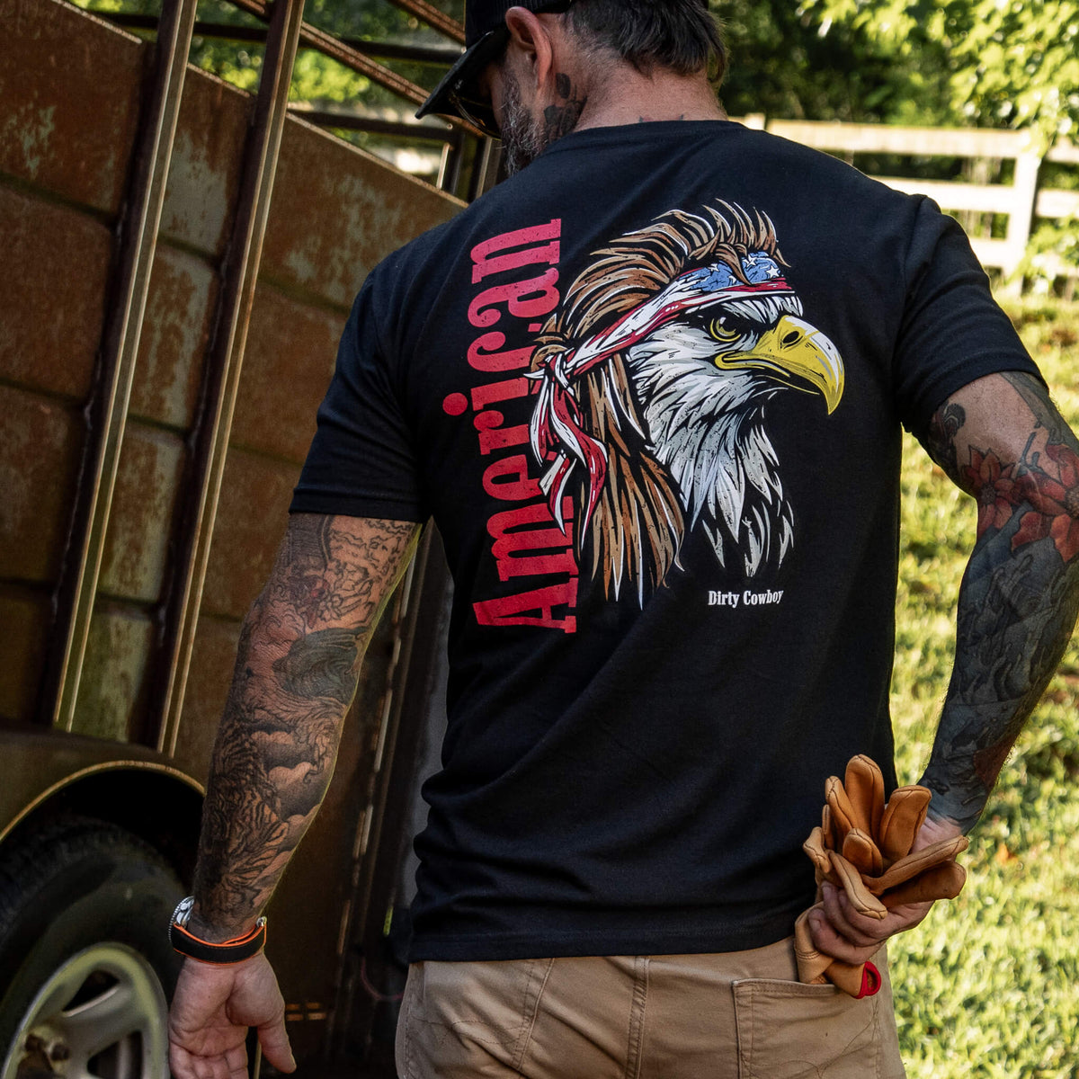 American Eagle Patriotic Men's - Adult & Kids T-Shirts, Sweatshirts & Hoodies apparel design preview 8