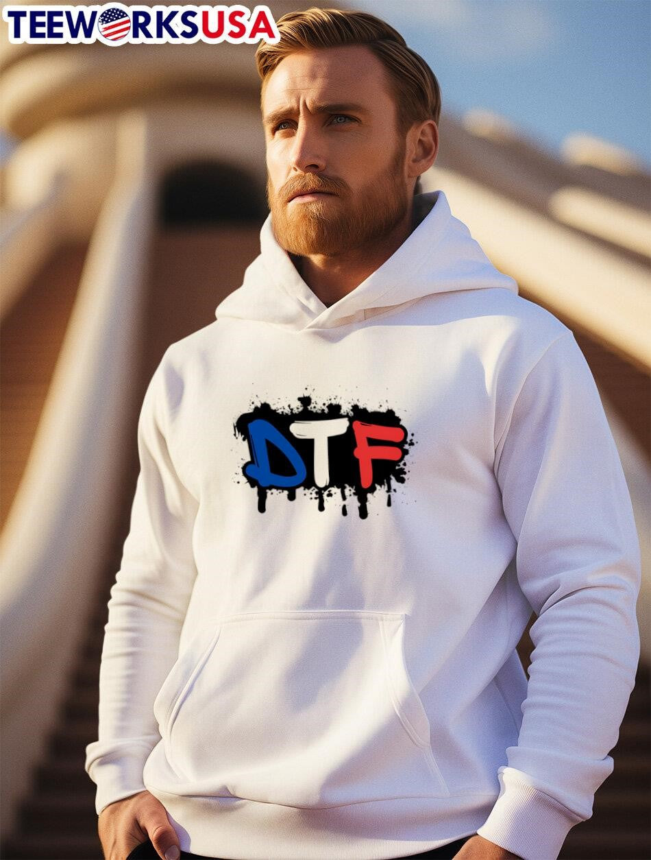DTF Down To Fight - Adult & Kids T-Shirts, Sweatshirts & Hoodies apparel design preview 2
