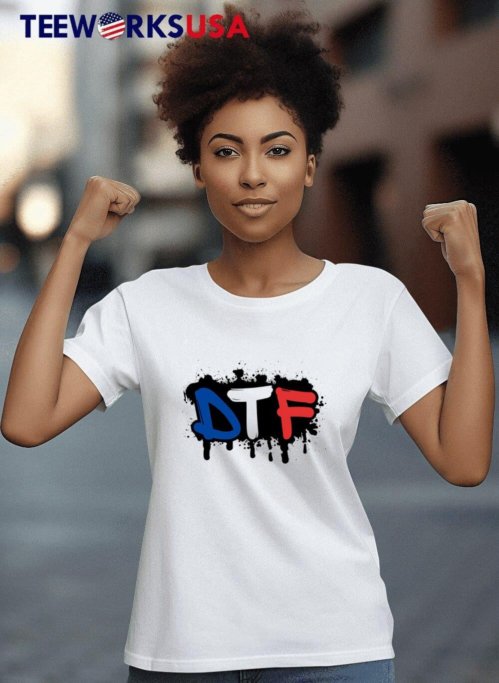 DTF Down To Fight - Adult & Kids T-Shirts, Sweatshirts & Hoodies apparel design preview 4