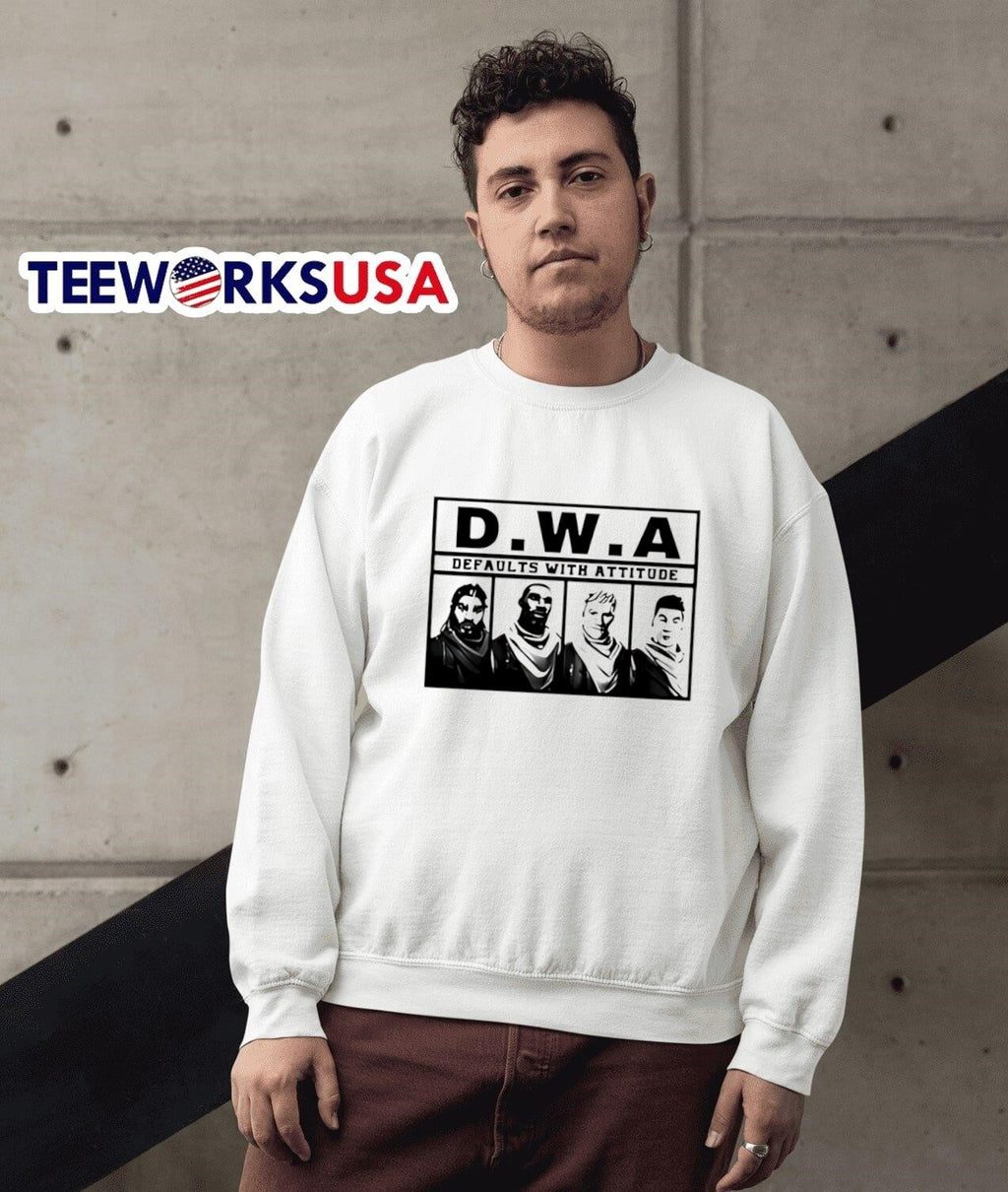 DWA Defaults With Attitude 2024 - Adult & Kids T-Shirts, Sweatshirts & Hoodies apparel design preview 5