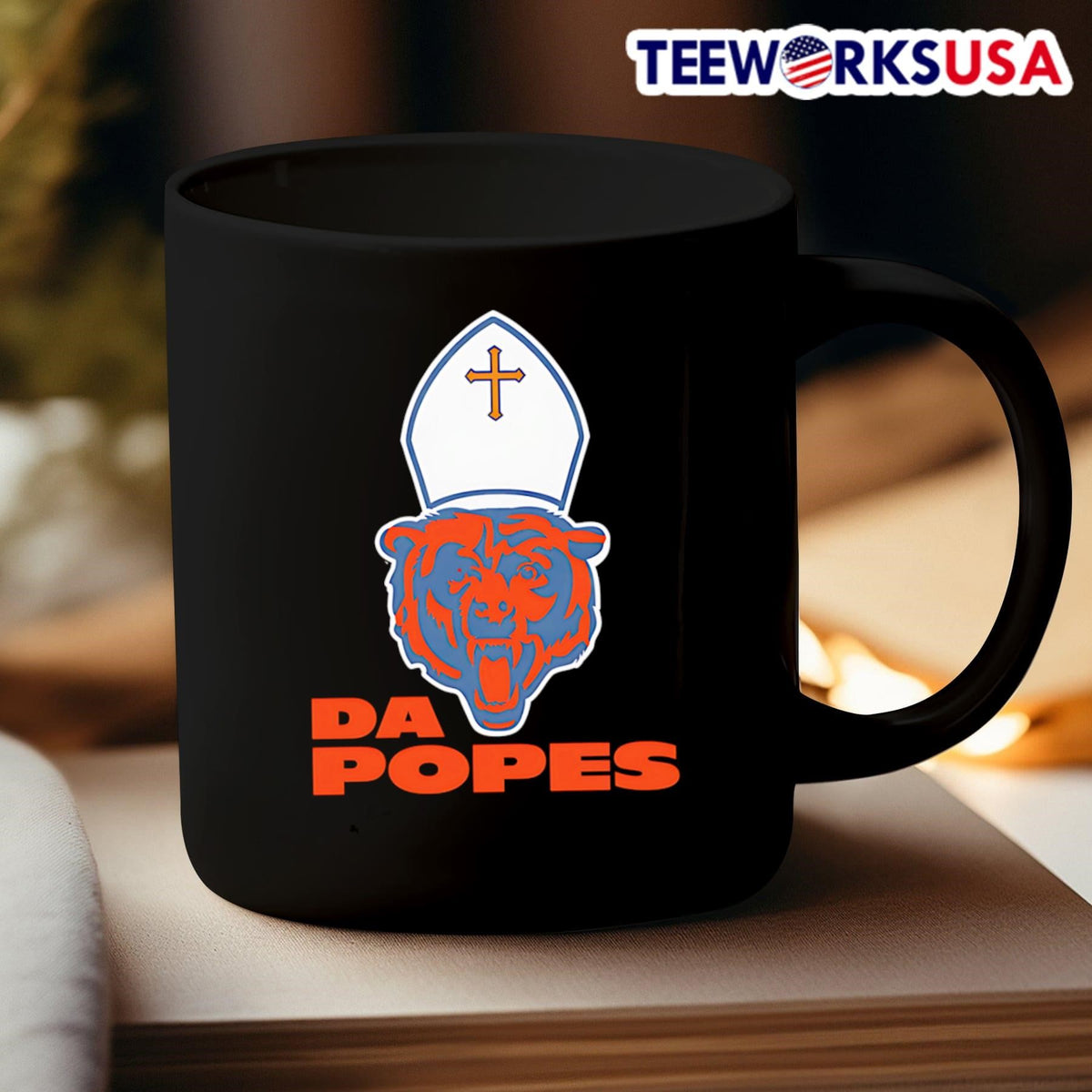 Da Popes Chicago Bears - Adult & Kids T-Shirts, Sweatshirts & Hoodies apparel design preview 3