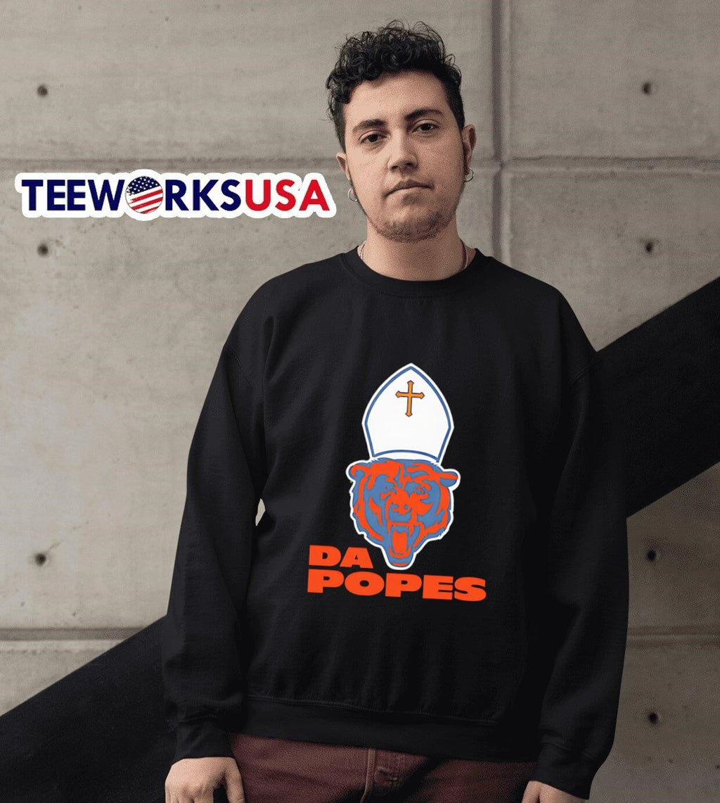 Da Popes Chicago Bears - Adult & Kids T-Shirts, Sweatshirts & Hoodies apparel design preview 6