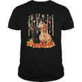 Dachshund Autumn Forest - Adult & Kids T-Shirts, Sweatshirts & Hoodies apparel design preview 1