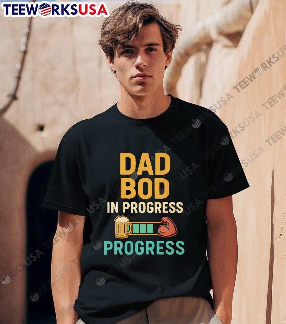Dad Bod in Progress - Adult & Kids T-Shirts, Sweatshirts & Hoodies apparel design preview 1