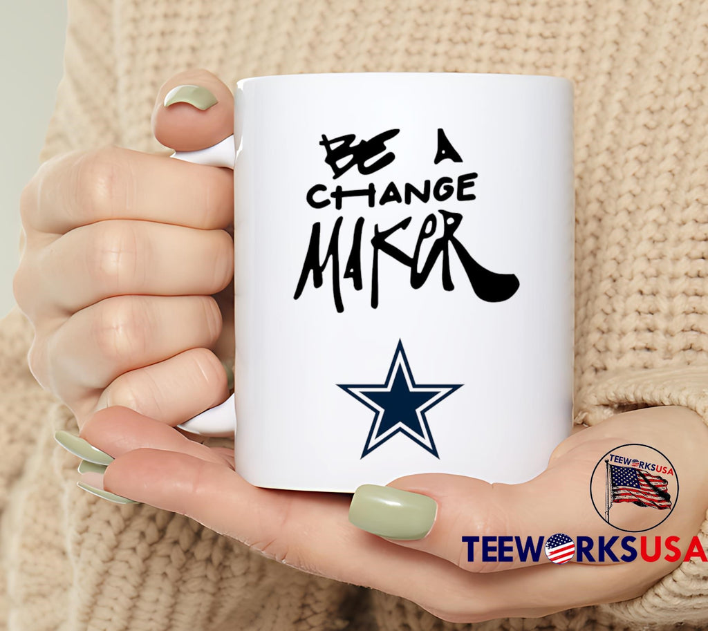 Dallas Cowboys Be A Change Maker - Adult & Kids T-Shirts, Sweatshirts & Hoodies apparel design preview 6