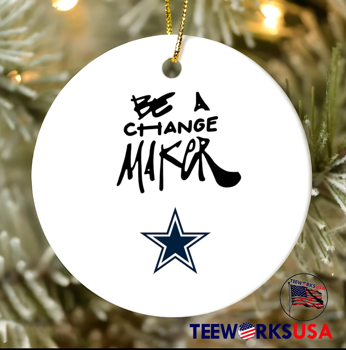 Dallas Cowboys Be A Change Maker - Adult & Kids T-Shirts, Sweatshirts & Hoodies apparel design preview 3