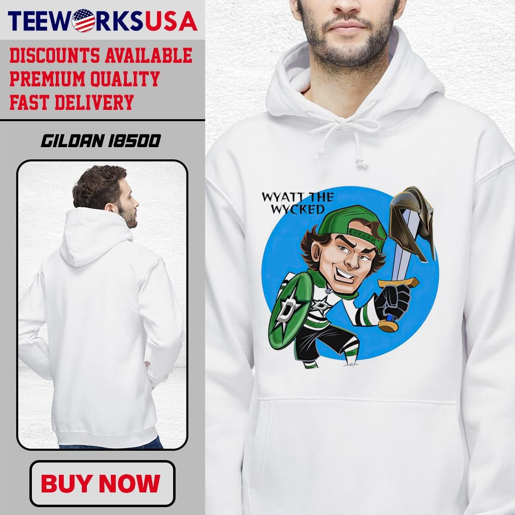 Dallas Stars Wyatt Johnston the Wycked beat Vegas - Adult & Kids T-Shirts, Sweatshirts & Hoodies apparel design preview 2