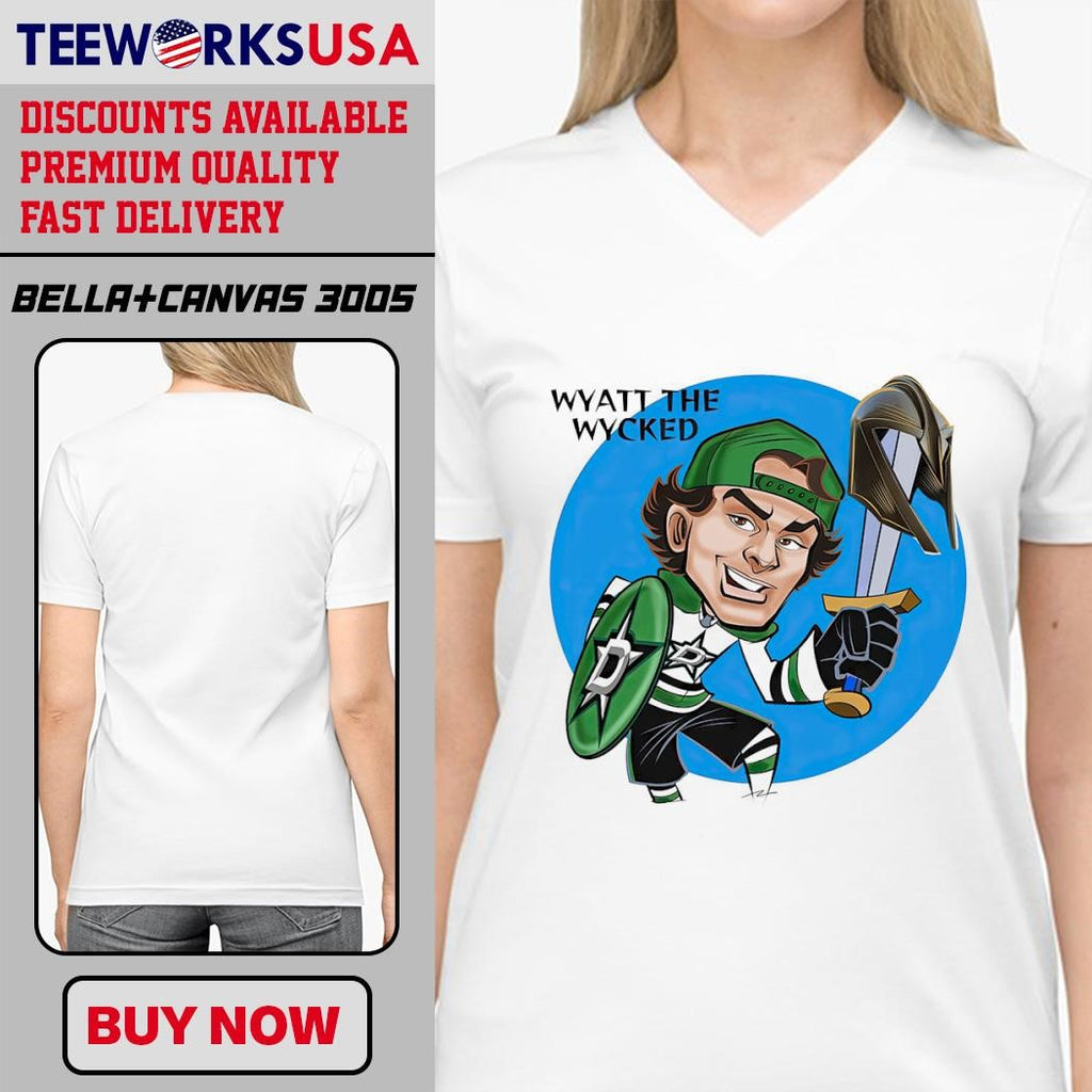 Dallas Stars Wyatt Johnston the Wycked beat Vegas - Adult & Kids T-Shirts, Sweatshirts & Hoodies apparel design preview 4