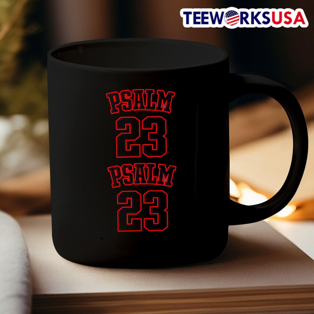 Damon Darling Psalm 23 - Adult & Kids T-Shirts, Sweatshirts & Hoodies apparel design preview 3