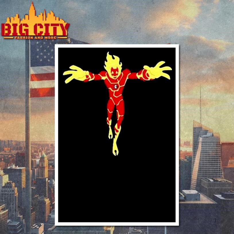 Dan 10 The Heatblast Daylight Curfew - Adult & Kids T-Shirts, Sweatshirts & Hoodies apparel design preview 4