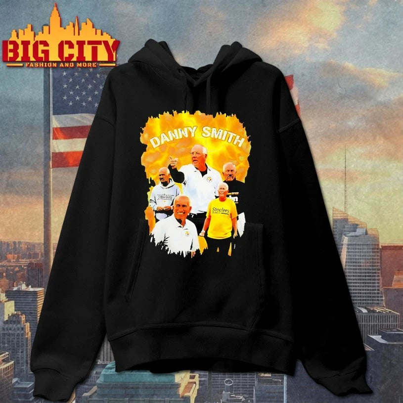 Danny Smith coach Pittsburgh Steelers - Adult & Kids T-Shirts, Sweatshirts & Hoodies apparel design preview 2