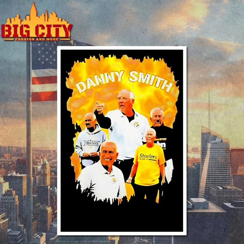 Danny Smith coach Pittsburgh Steelers - Adult & Kids T-Shirts, Sweatshirts & Hoodies apparel design preview 4