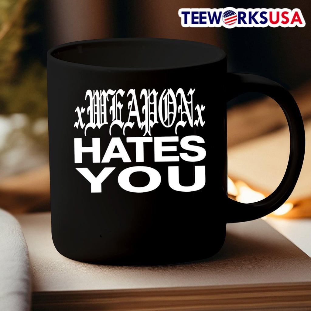 Daze Xweaponx hates you - Adult & Kids T-Shirts, Sweatshirts & Hoodies apparel design preview 3