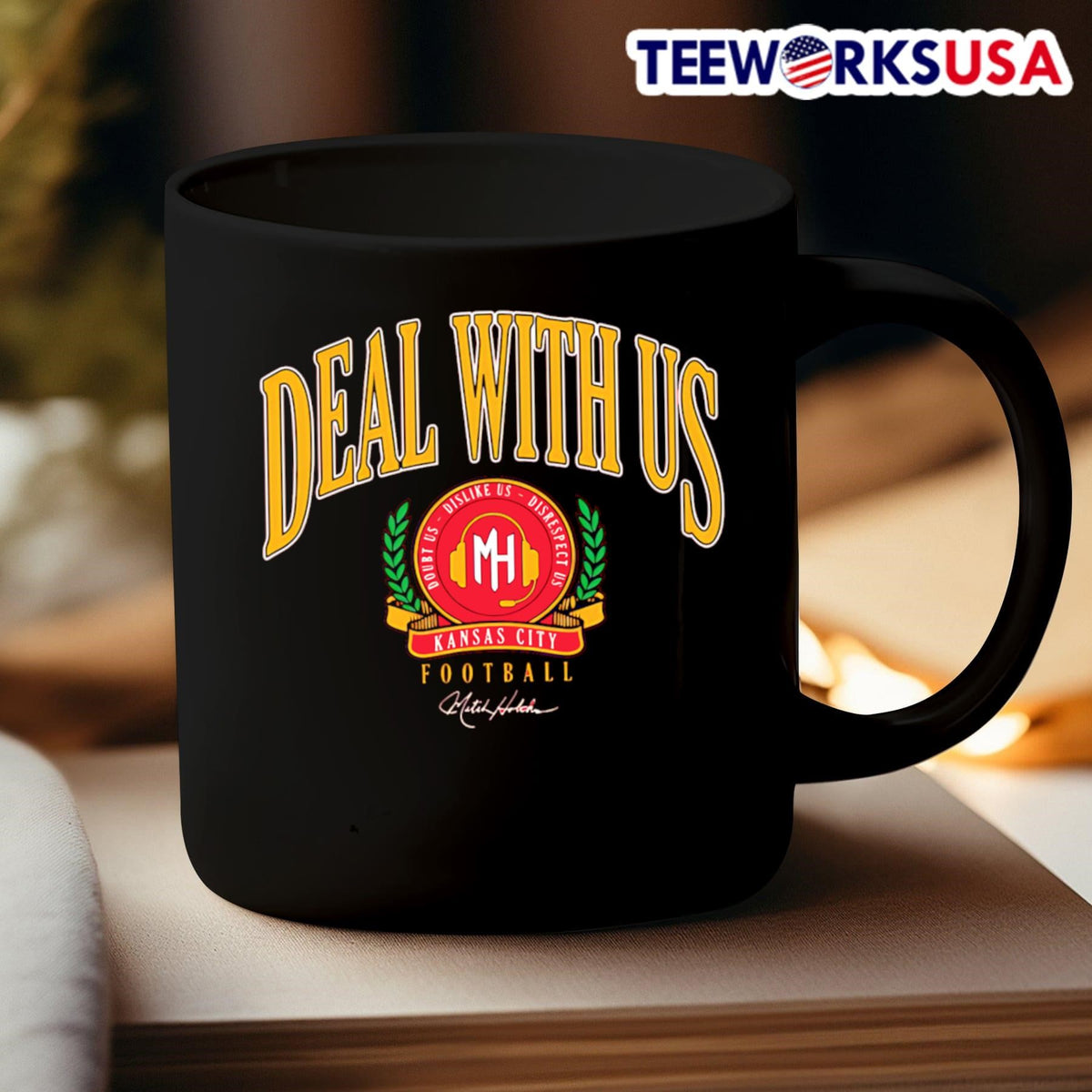 Deal with us Kansas City football - Adult & Kids T-Shirts, Sweatshirts & Hoodies apparel design preview 3