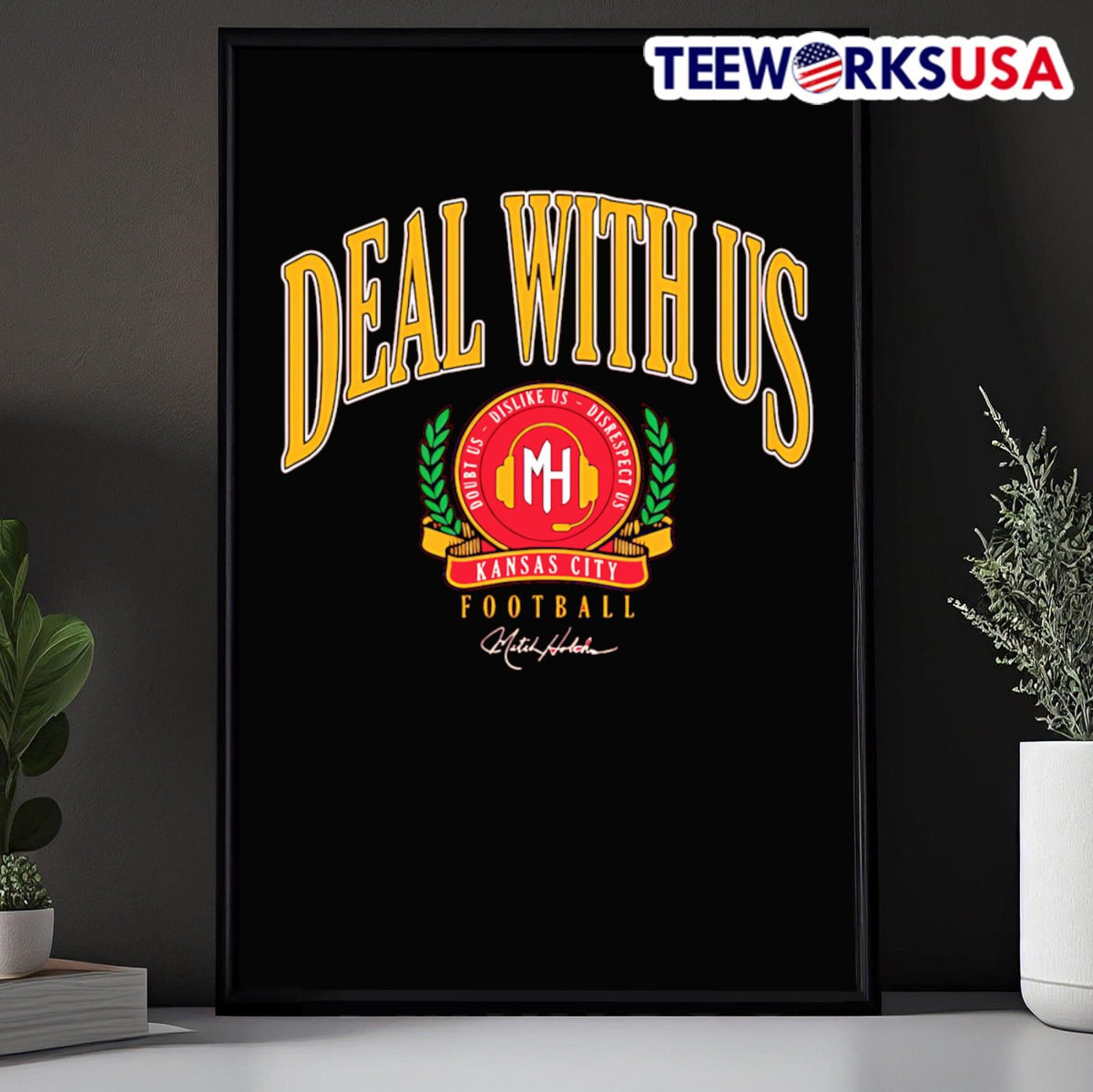 Deal with us Kansas City football - Adult & Kids T-Shirts, Sweatshirts & Hoodies apparel design preview 5
