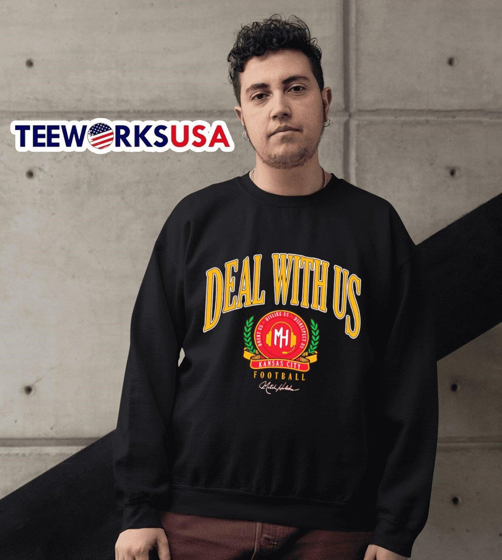 Deal with us Kansas City football - Adult & Kids T-Shirts, Sweatshirts & Hoodies apparel design preview 6