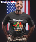 Dear Santa just bring horses - Adult & Kids T-Shirts, Sweatshirts & Hoodies apparel design preview 1