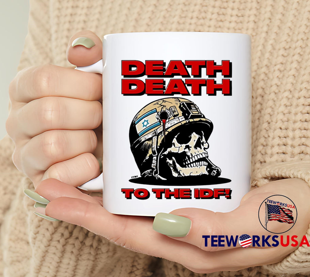 Death to the idf - Adult & Kids T-Shirts, Sweatshirts & Hoodies apparel design preview 6