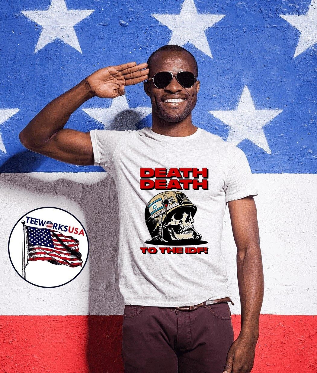Death to the idf - Adult & Kids T-Shirts, Sweatshirts & Hoodies apparel design preview 1