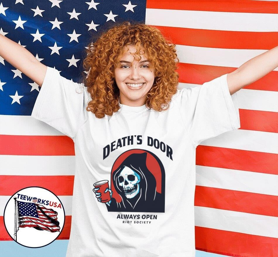 Death's door reaper - Adult & Kids T-Shirts, Sweatshirts & Hoodies apparel design preview 4