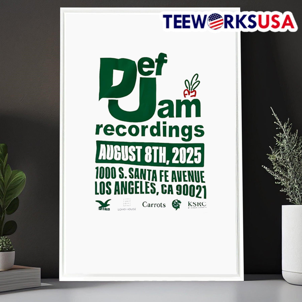 Def Jam recordings August 8th 2025 - Adult & Kids T-Shirts, Sweatshirts & Hoodies apparel design preview 6