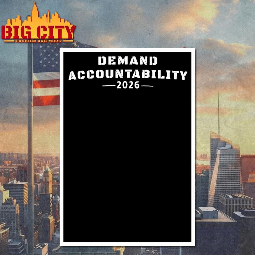 Demand Accountability 2026 - Adult & Kids T-Shirts, Sweatshirts & Hoodies apparel design preview 4