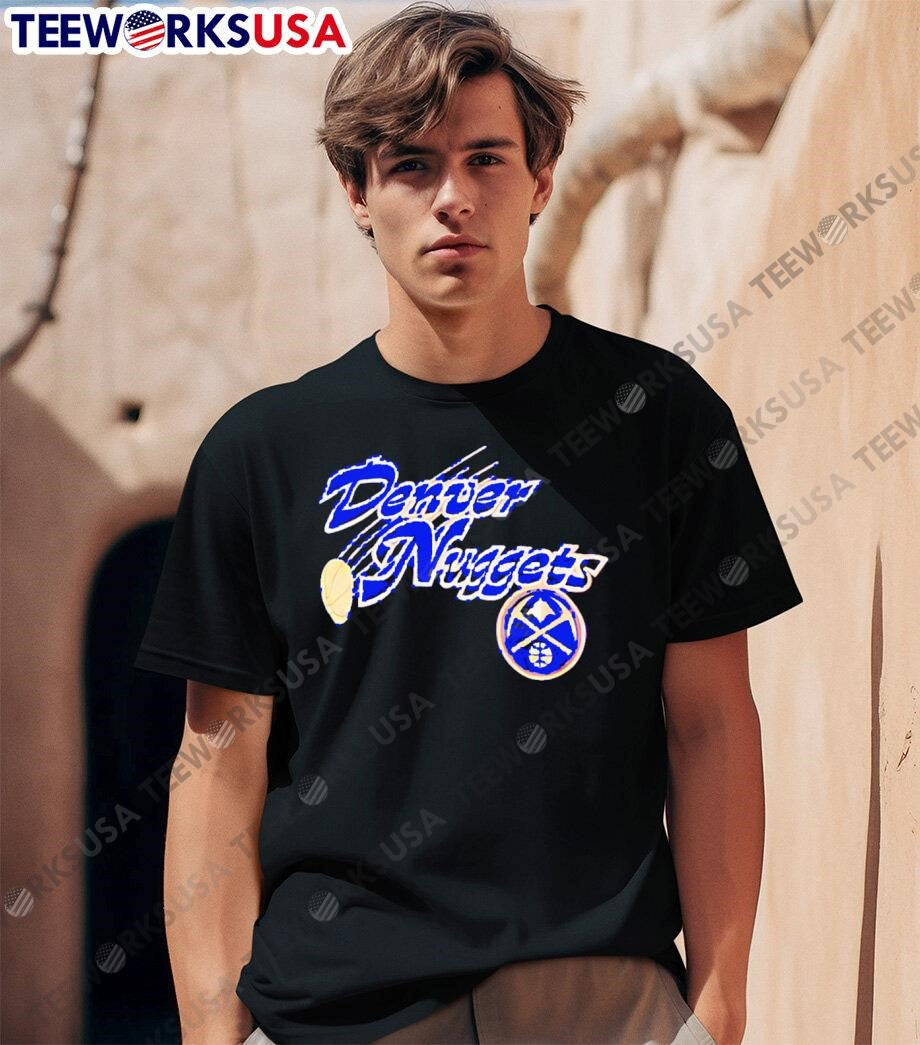 Denver Nuggets Script logo - Adult & Kids T-Shirts, Sweatshirts & Hoodies apparel design preview 1