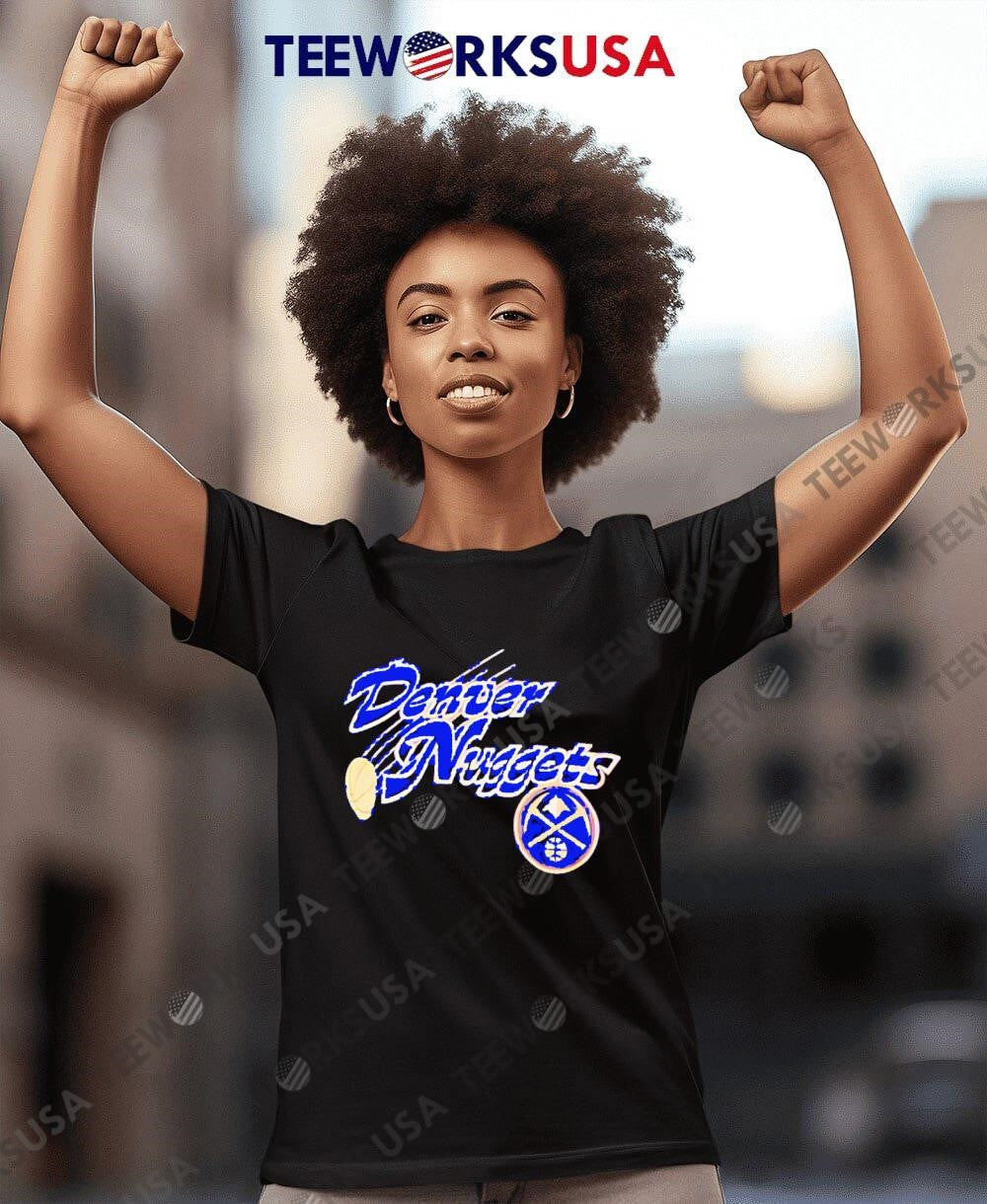 Denver Nuggets Script logo - Adult & Kids T-Shirts, Sweatshirts & Hoodies apparel design preview 4