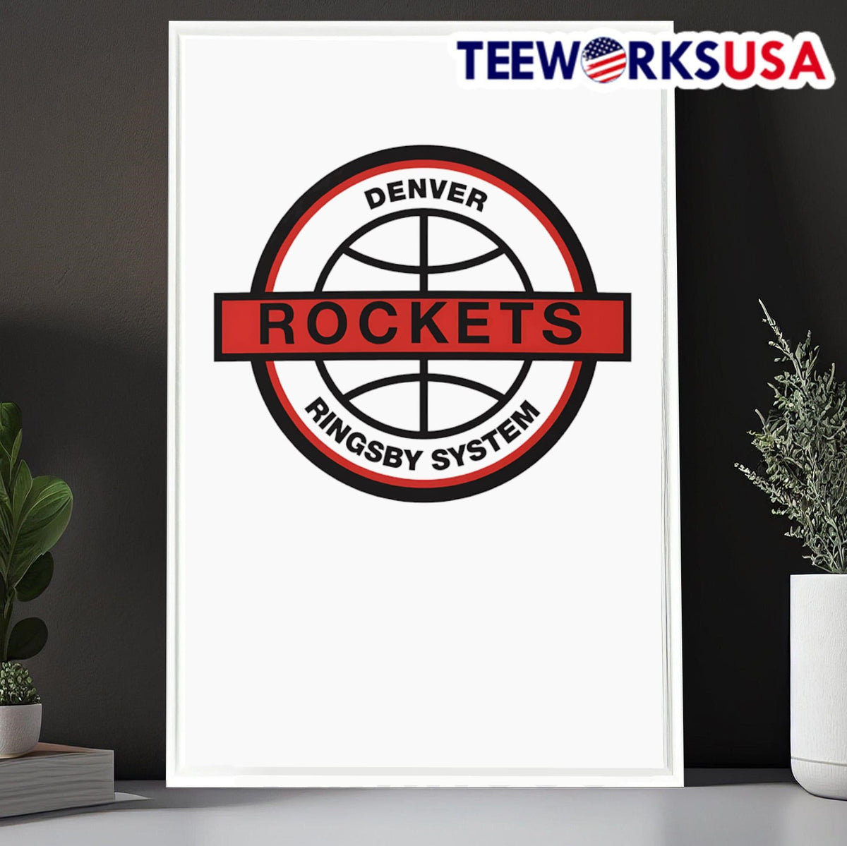 Denver Rockets Ringsby System - Adult & Kids T-Shirts, Sweatshirts & Hoodies apparel design preview 6