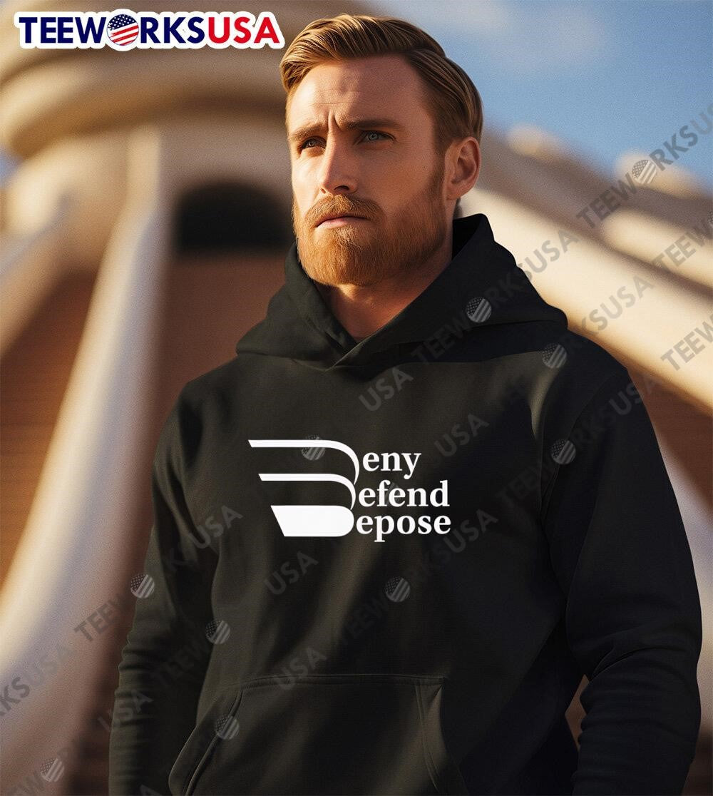 Deny Defend Depose new - Adult & Kids T-Shirts, Sweatshirts & Hoodies apparel design preview 3