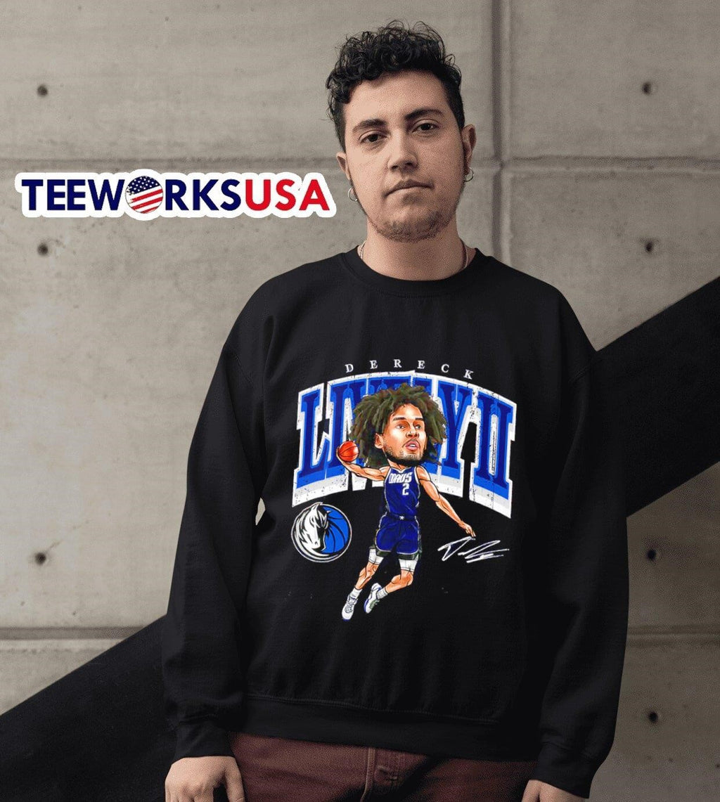 Dereck Lively II Dallas Mavericks player number 2 - Adult & Kids T-Shirts, Sweatshirts & Hoodies apparel design preview 3