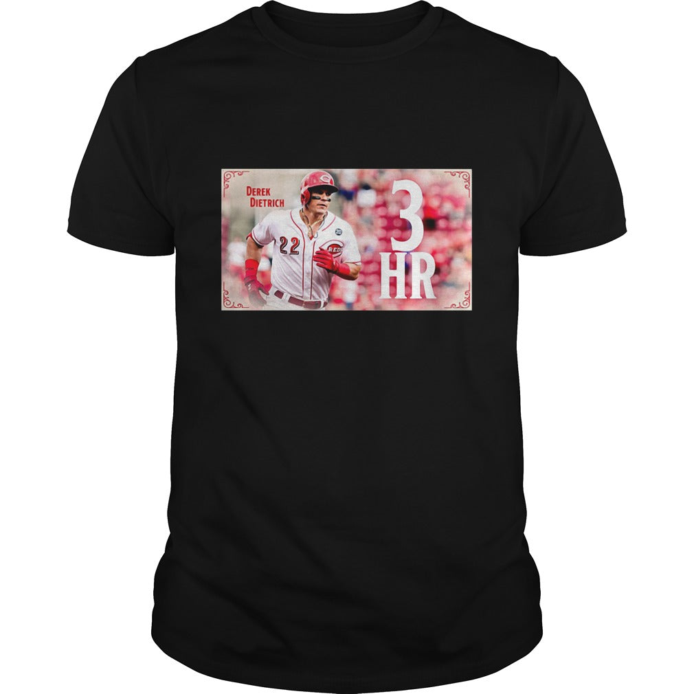 Derek Dietrich 3 HR - Adult & Kids T-Shirts, Sweatshirts & Hoodies apparel design preview 1