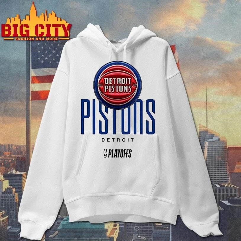 Detroit Pistons 2026 Playoff by FISLL Graphic - Adult & Kids T-Shirts, Sweatshirts & Hoodies apparel design preview 2