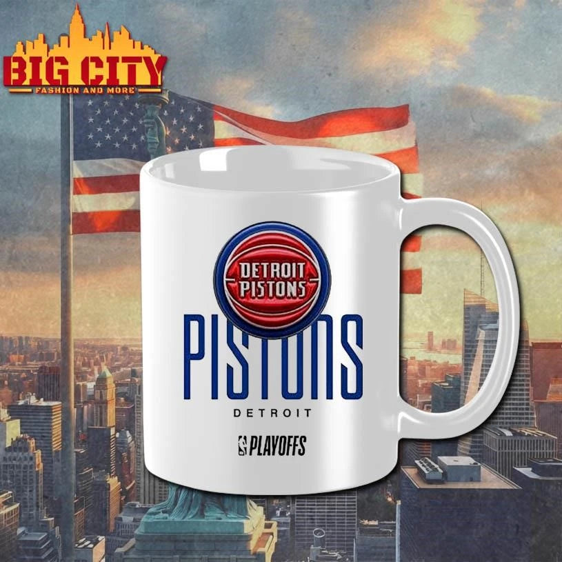 Detroit Pistons 2026 Playoff by FISLL Graphic - Adult & Kids T-Shirts, Sweatshirts & Hoodies apparel design preview 3