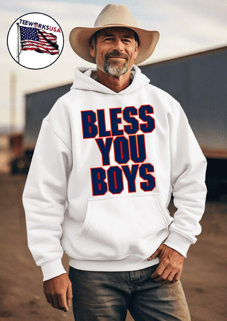 Detroit Tigers bless you boys - Adult & Kids T-Shirts, Sweatshirts & Hoodies apparel design preview 2