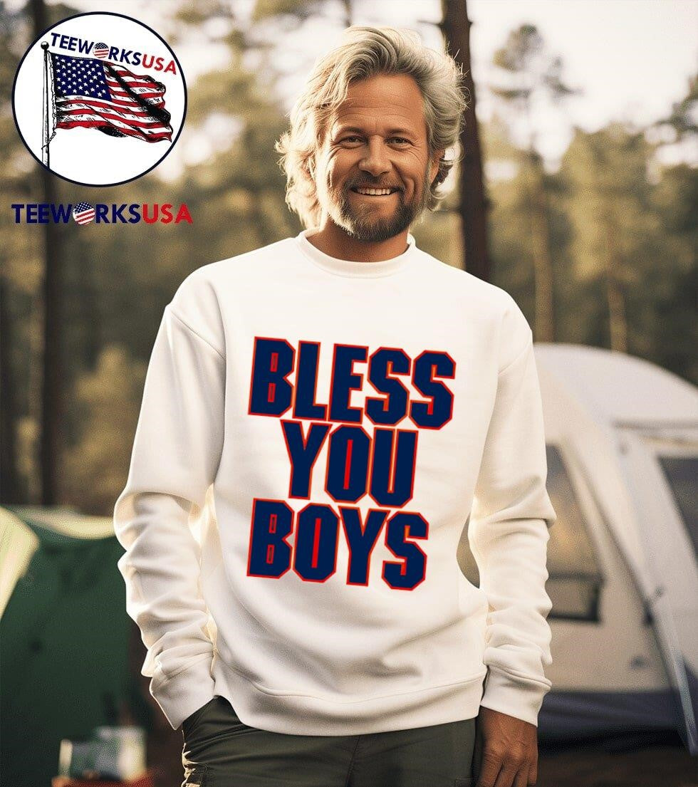 Detroit Tigers bless you boys - Adult & Kids T-Shirts, Sweatshirts & Hoodies apparel design preview 3