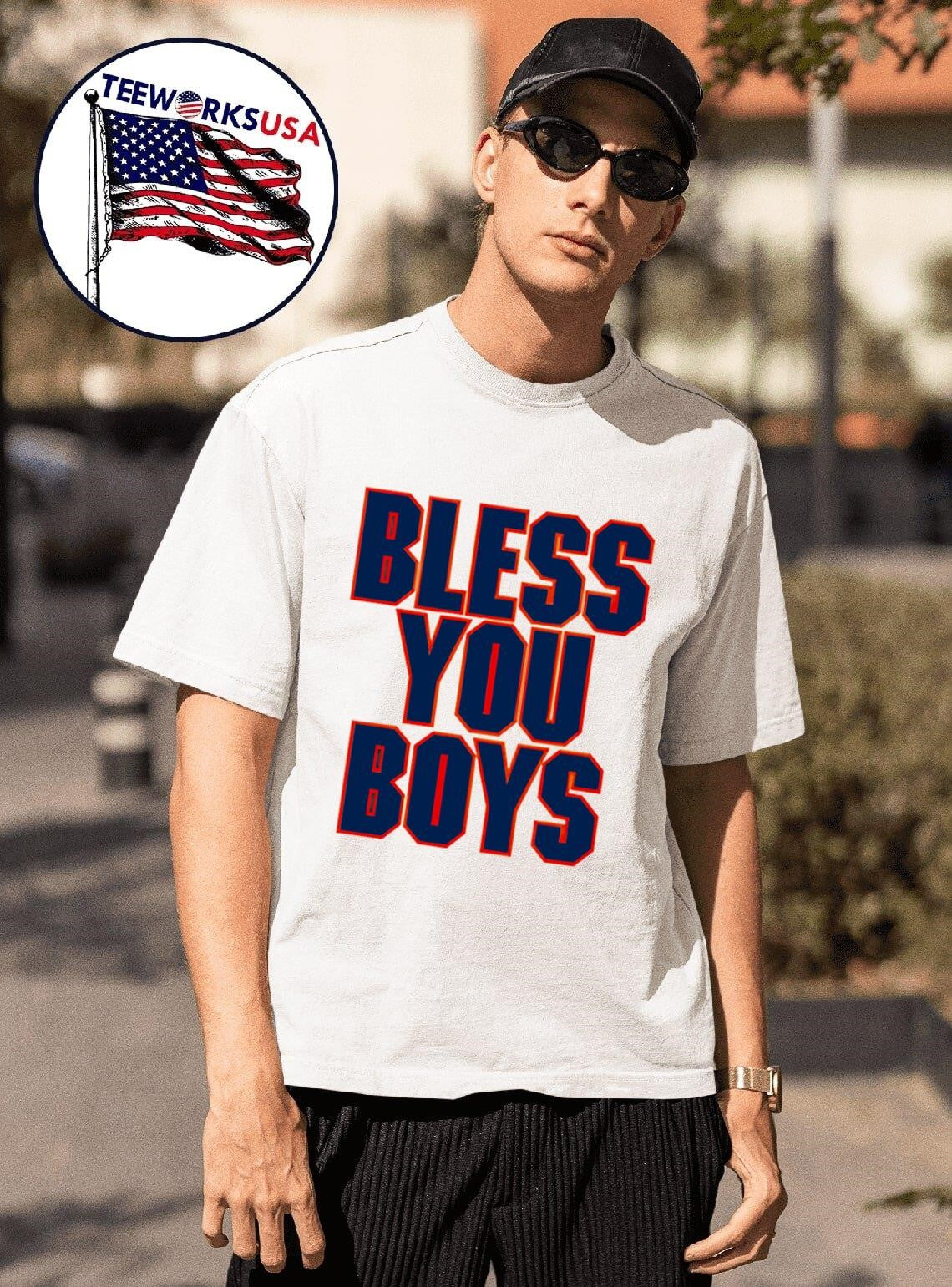 Detroit Tigers bless you boys - Adult & Kids T-Shirts, Sweatshirts & Hoodies apparel design preview 1