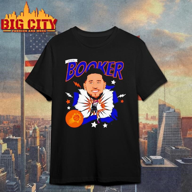 Devin Booker Phoenix Suns Caricature - Adult & Kids T-Shirts, Sweatshirts & Hoodies apparel design preview 1