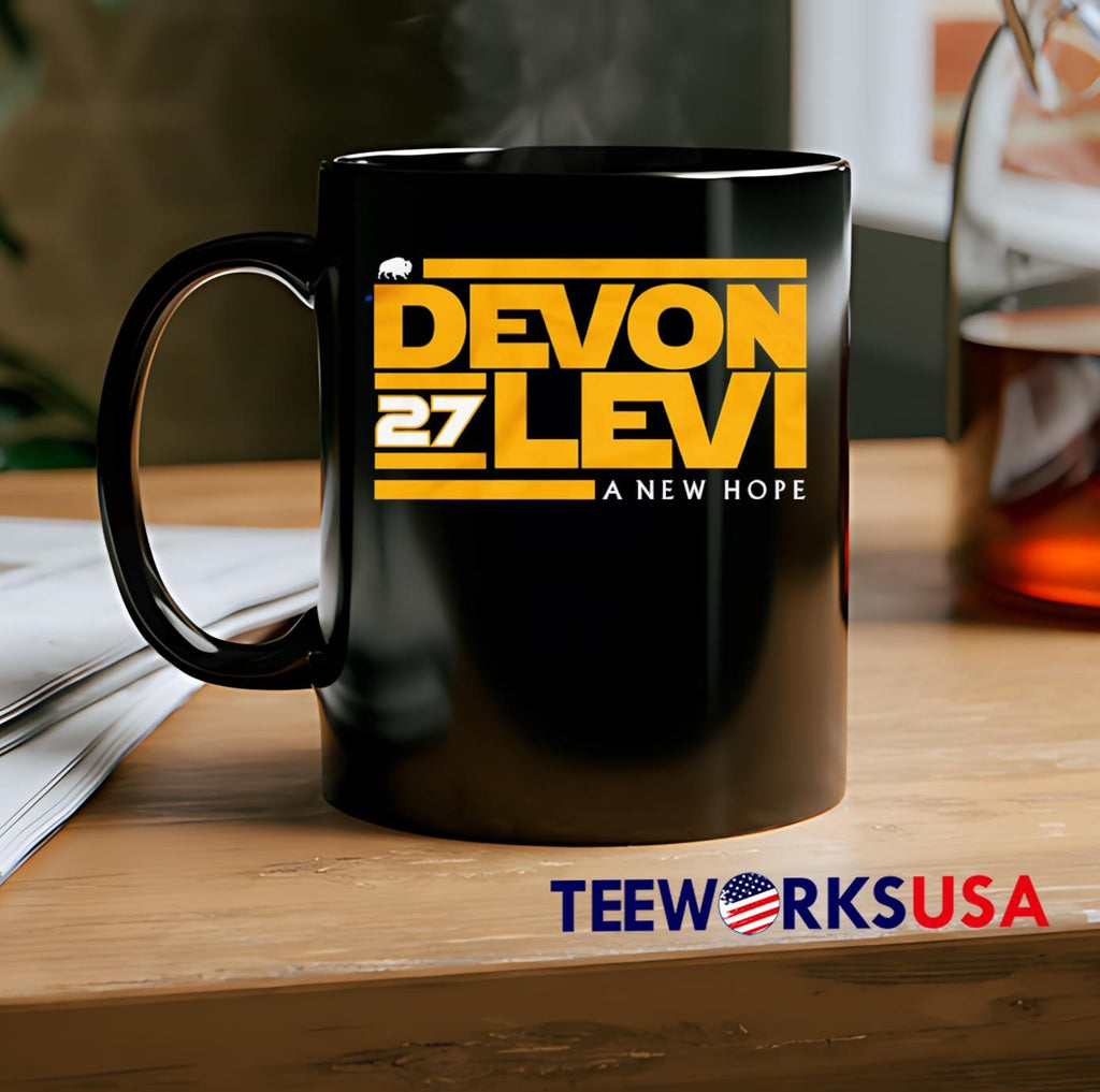 Devon Levi 27 A New Hope Buffalo Sabres - Adult & Kids T-Shirts, Sweatshirts & Hoodies apparel design preview 2