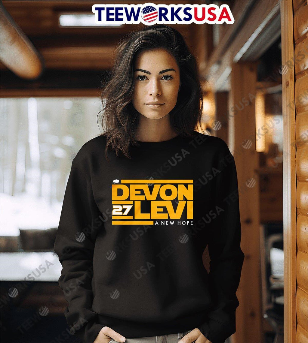 Devon Levi 27 A New Hope Buffalo Sabres - Adult & Kids T-Shirts, Sweatshirts & Hoodies apparel design preview 6