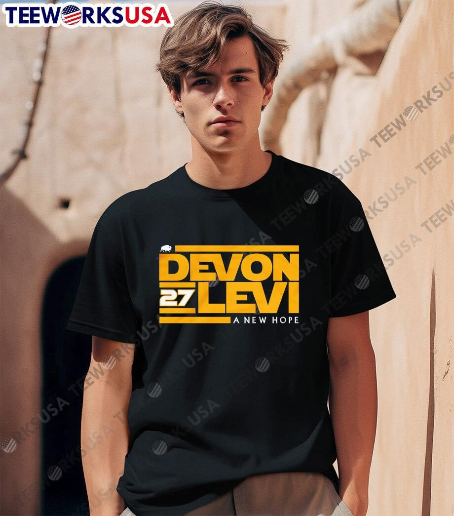 Devon Levi 27 A New Hope Buffalo Sabres - Adult & Kids T-Shirts, Sweatshirts & Hoodies apparel design preview 1